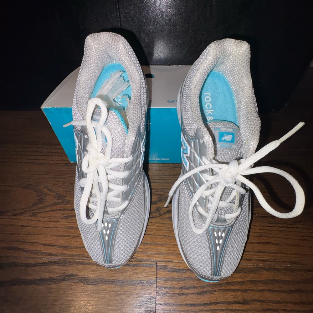 New Balance Gray & Teal Women's Athletic Sneakers
